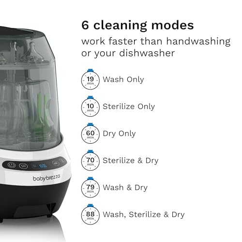 Baby Brezza Bottle Washer Pro – Washer, Sterilizer & Dryer in One Machine