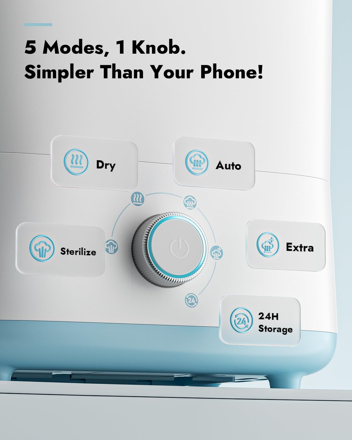 Papablic Pro Baby Bottle Sterilizer & Dryer โ Large Capacity