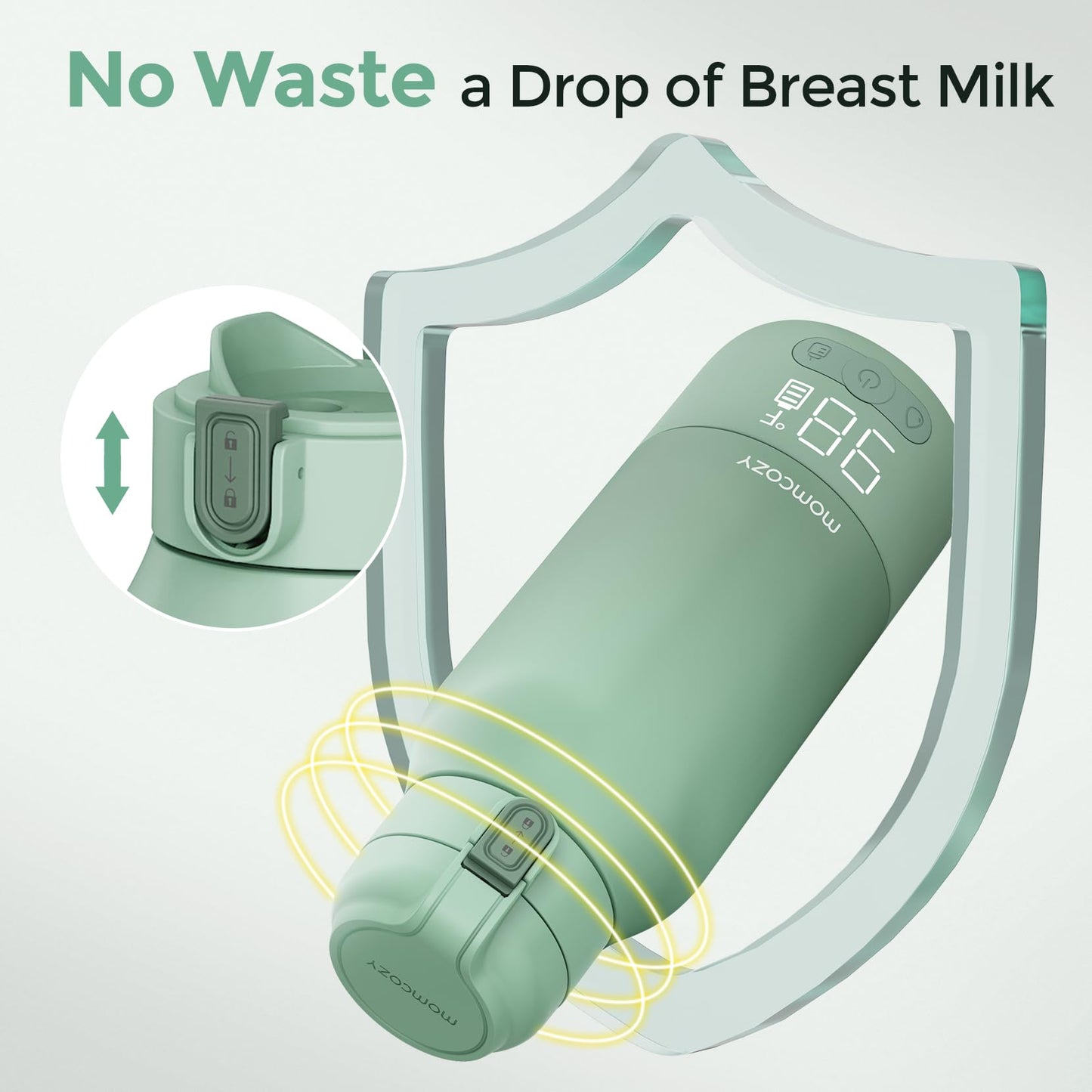 Momcozy Portable Milk Warmer with Dual Heating Modes – Travel-Friendly