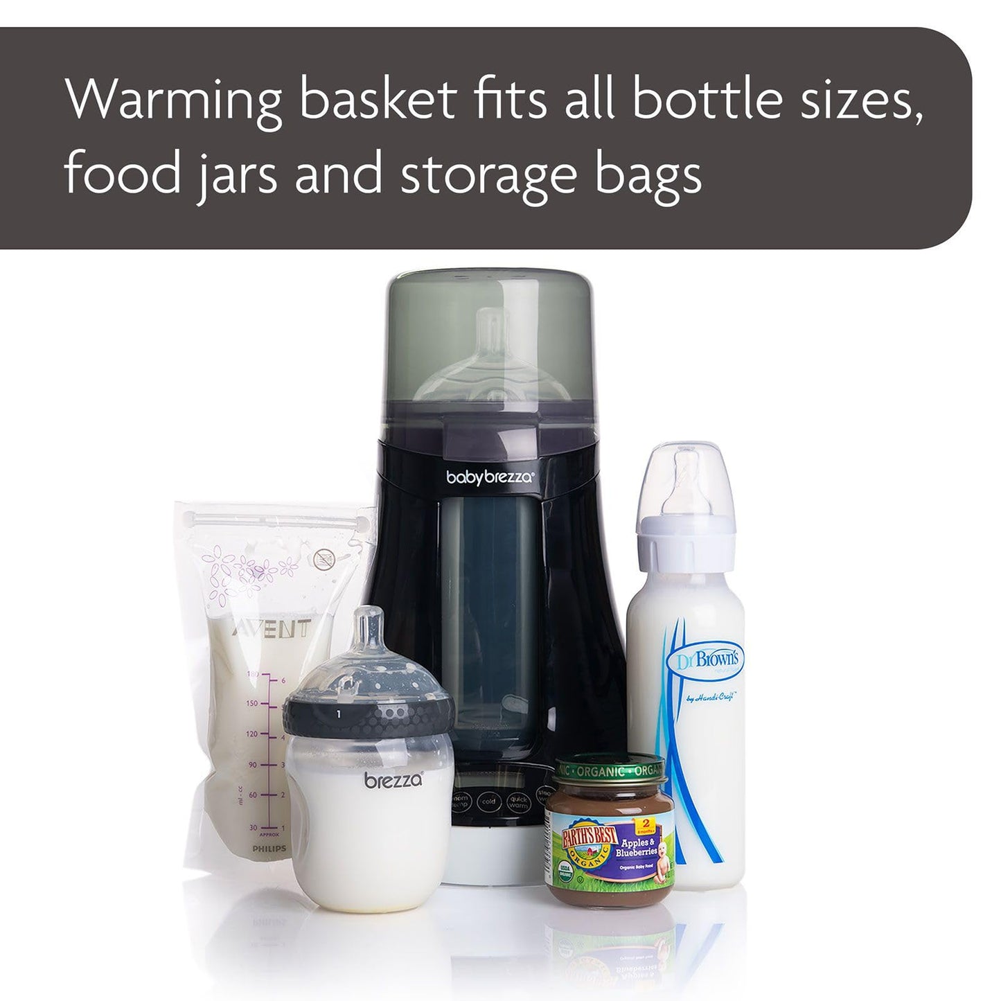Baby Brezza Fast Baby Bottle Warmer & Breastmilk Defroster – Universal Fit