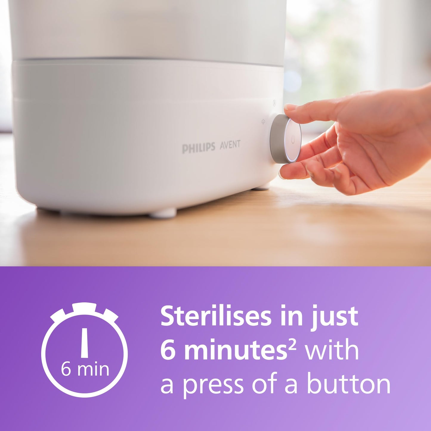 Philips Avent Premium Bottle Sterilizer & Dryer – 6 Bottle Capacity
