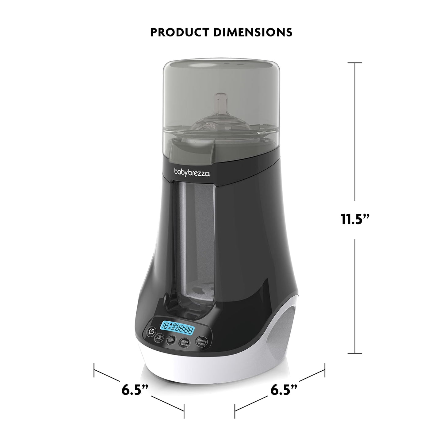 Baby Brezza Fast Baby Bottle Warmer & Breastmilk Defroster – Universal Fit
