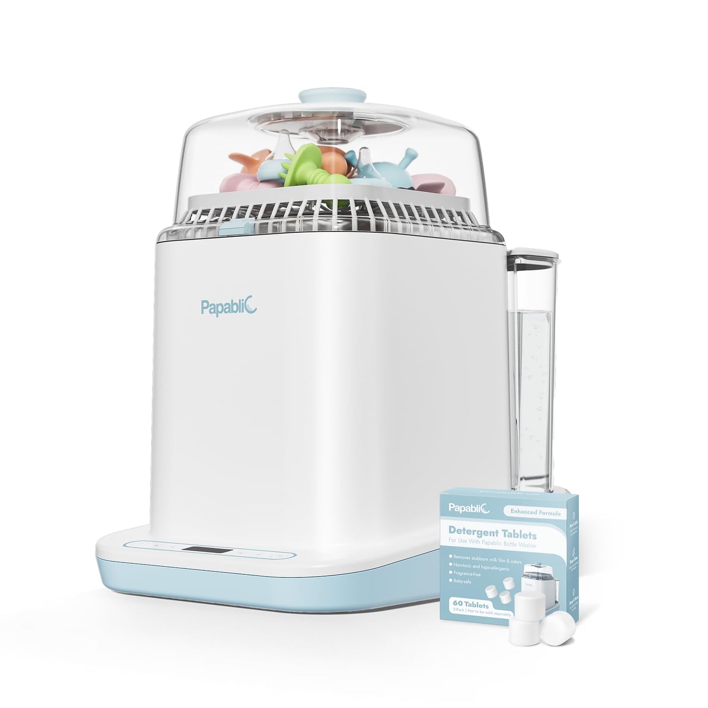 Papablic Bottle Washer Pro โ 4-in-1 Washer, Sterilizer & Dryer with Tablets