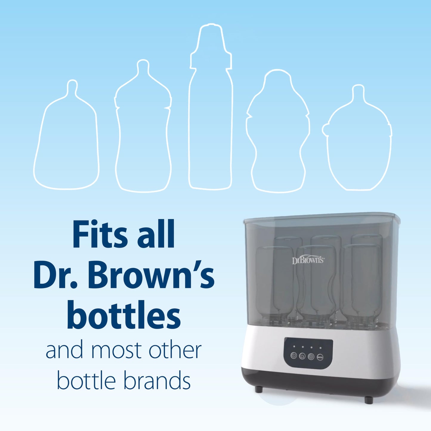 Dr. Brown’s All-in-One Sterilizer & Dryer for Baby Bottles and Essentials