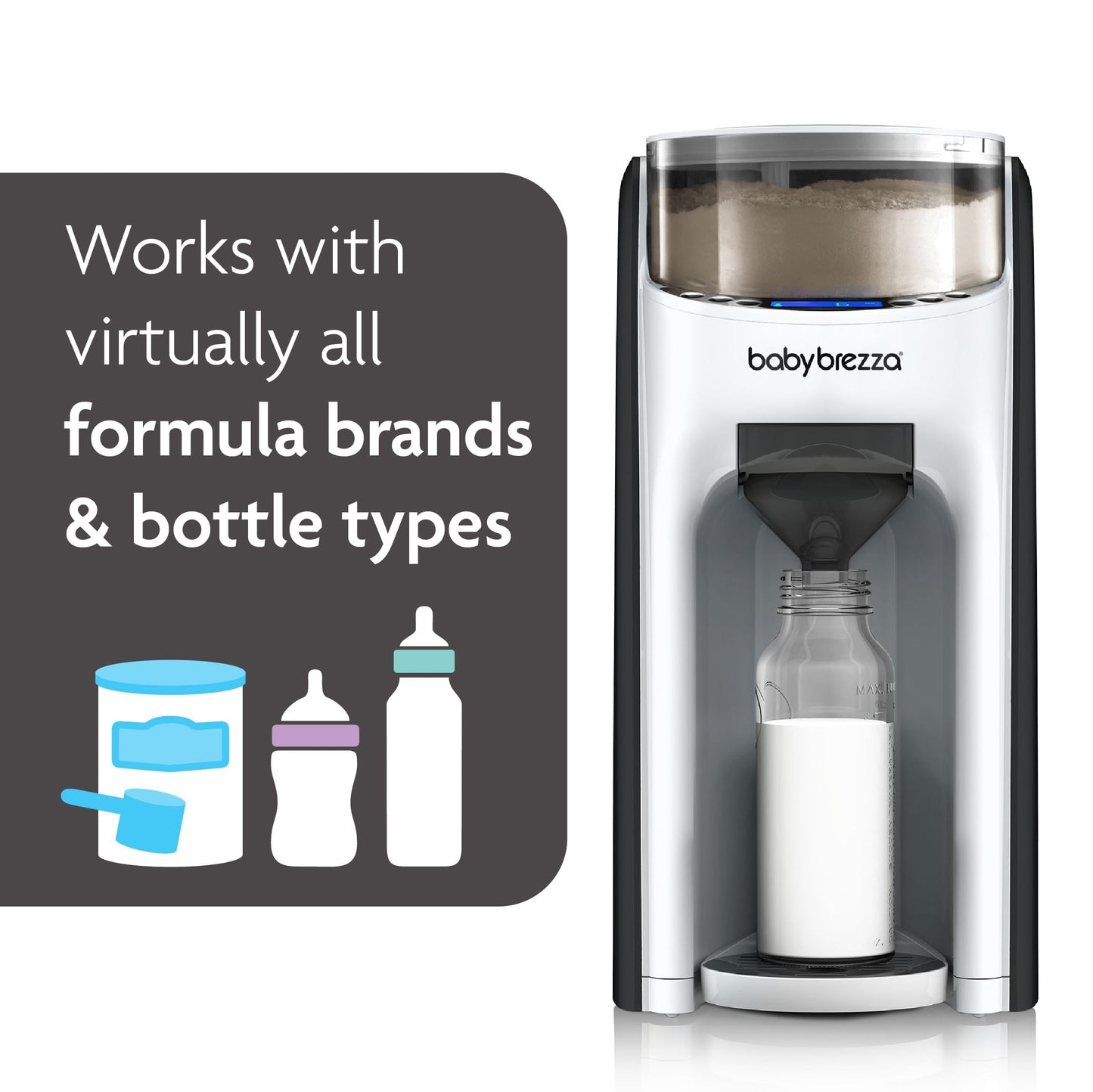 Baby Brezza Formula Pro Advanced – Automatic Formula Dispenser, White