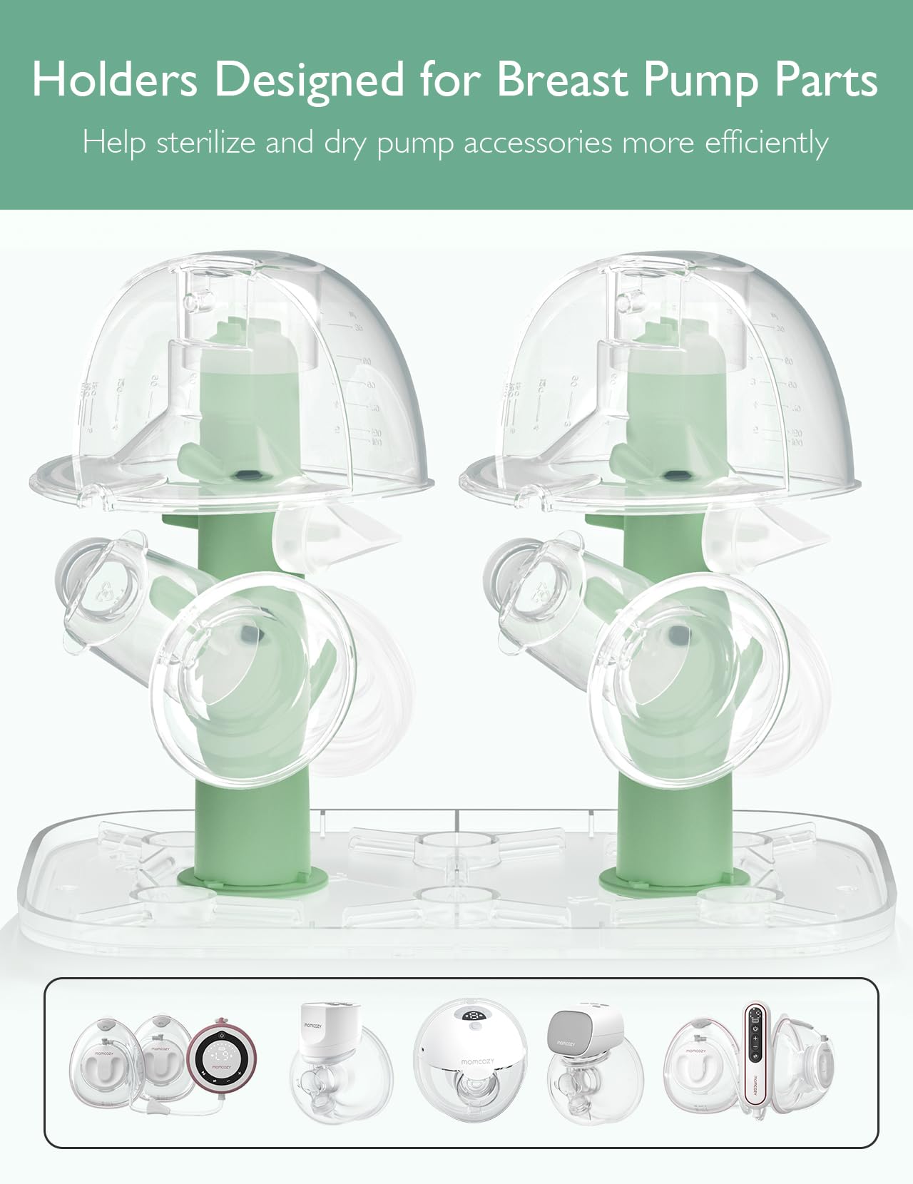 Momcozy Large 3-Layer Bottle Sterilizer & Dryer – Touch Screen Control