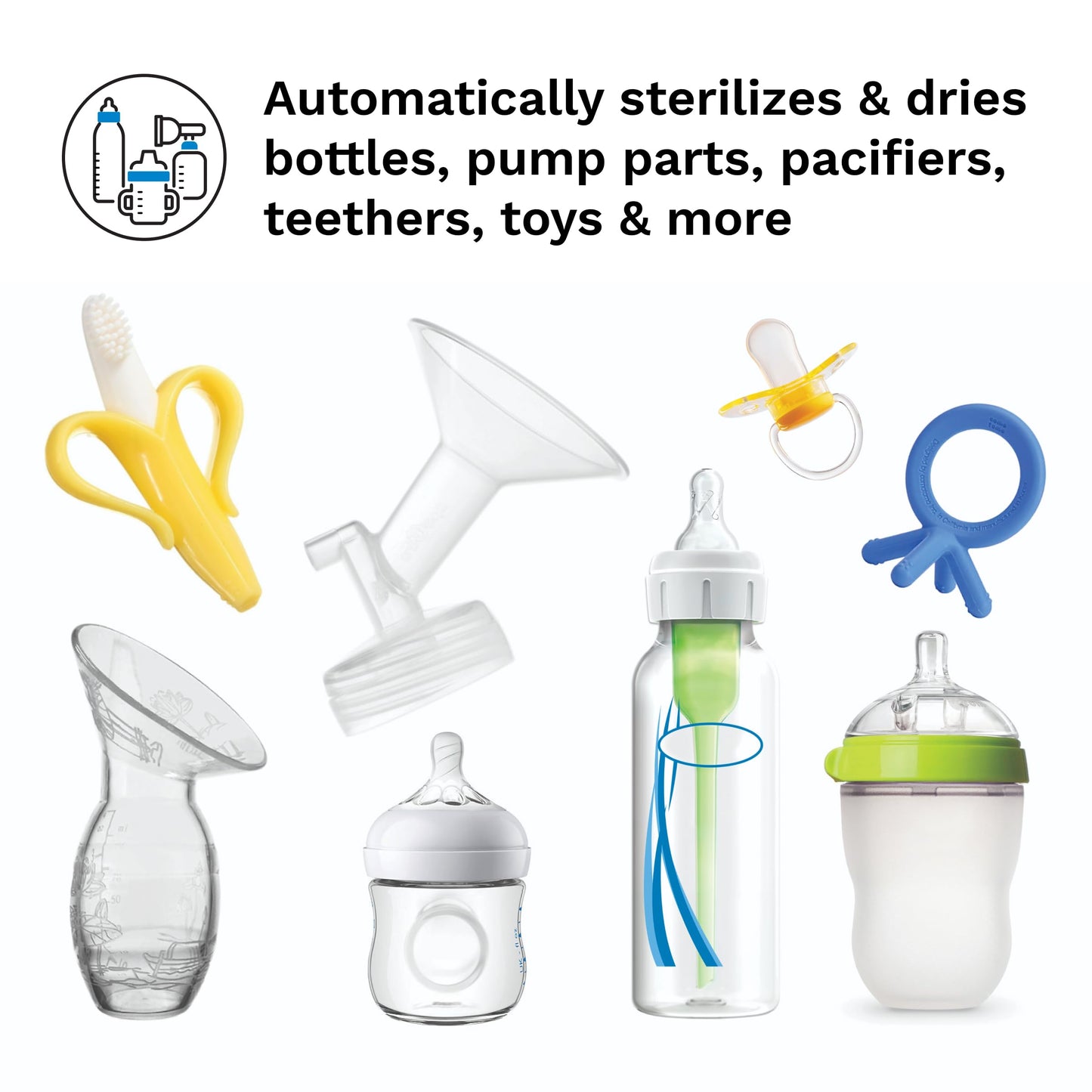 Baby Brezza Electric Bottle Sterilizer & Dryer – Universal Steam Sanitizer
