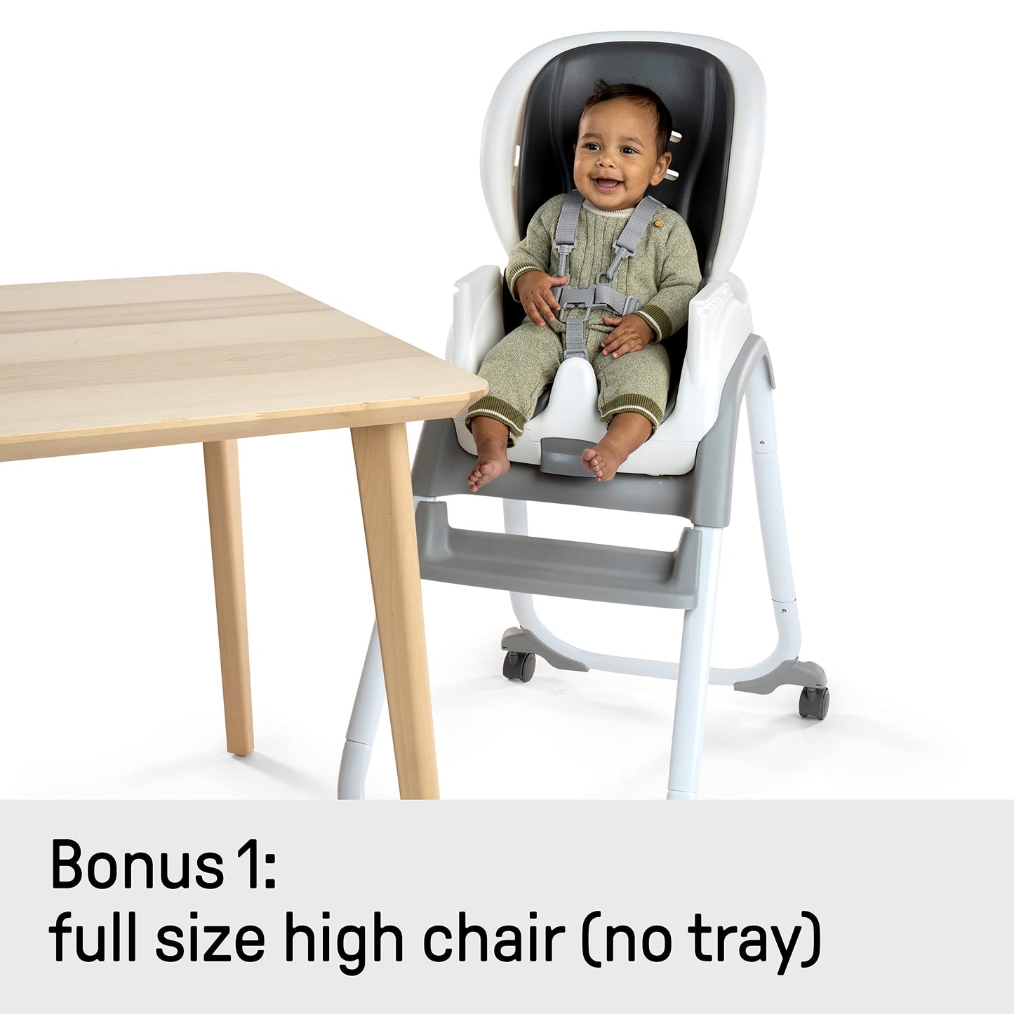 Ingenuity SmartClean Trio Elite 3-in-1 Baby High Chair – Slate