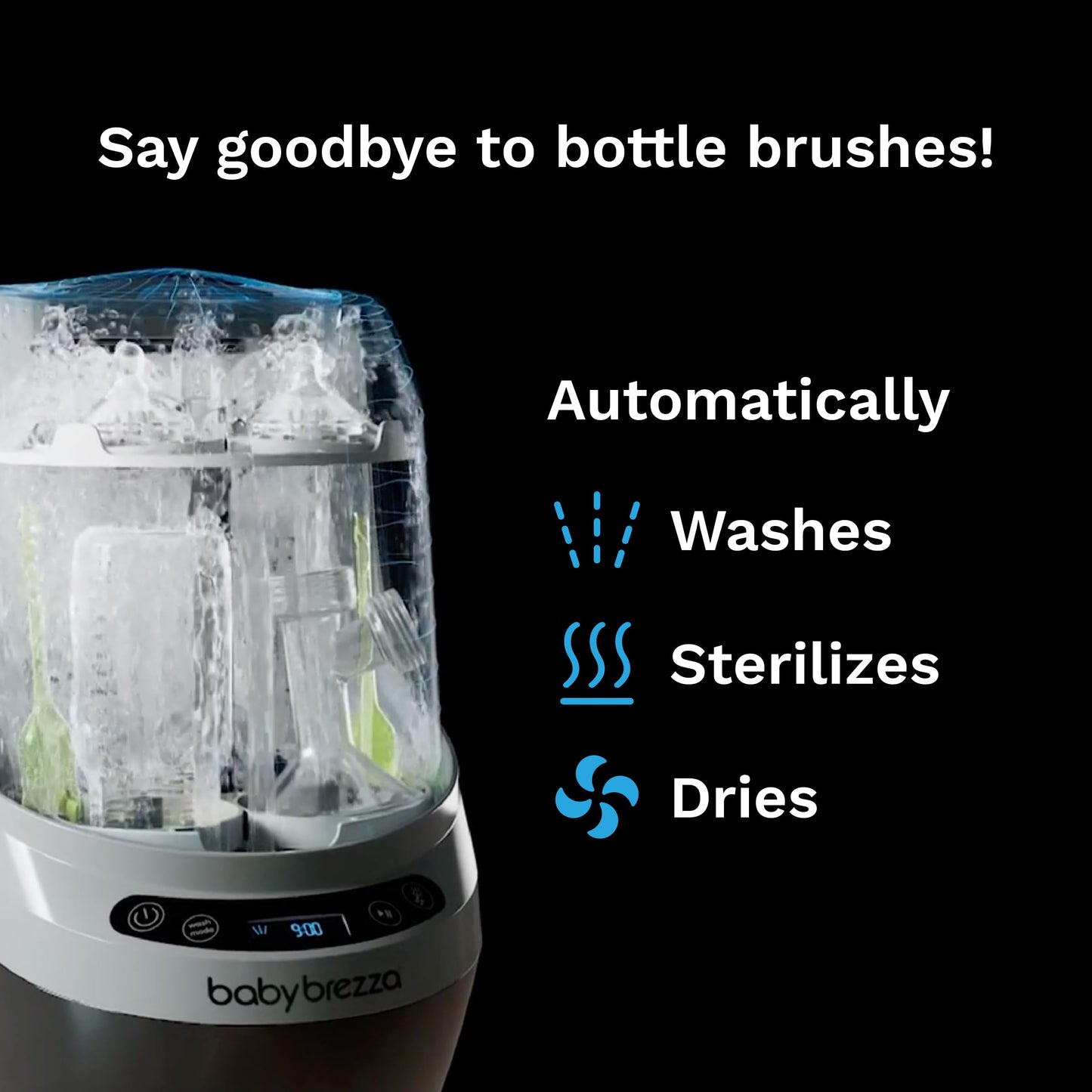 Baby Brezza Bottle Washer Pro – Washer, Sterilizer & Dryer in One Machine