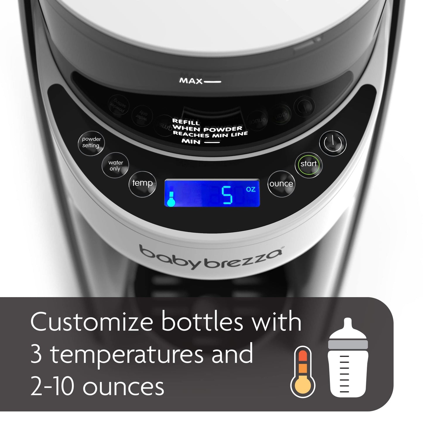 Baby Brezza Formula Pro Advanced – Automatic Formula Dispenser, White
