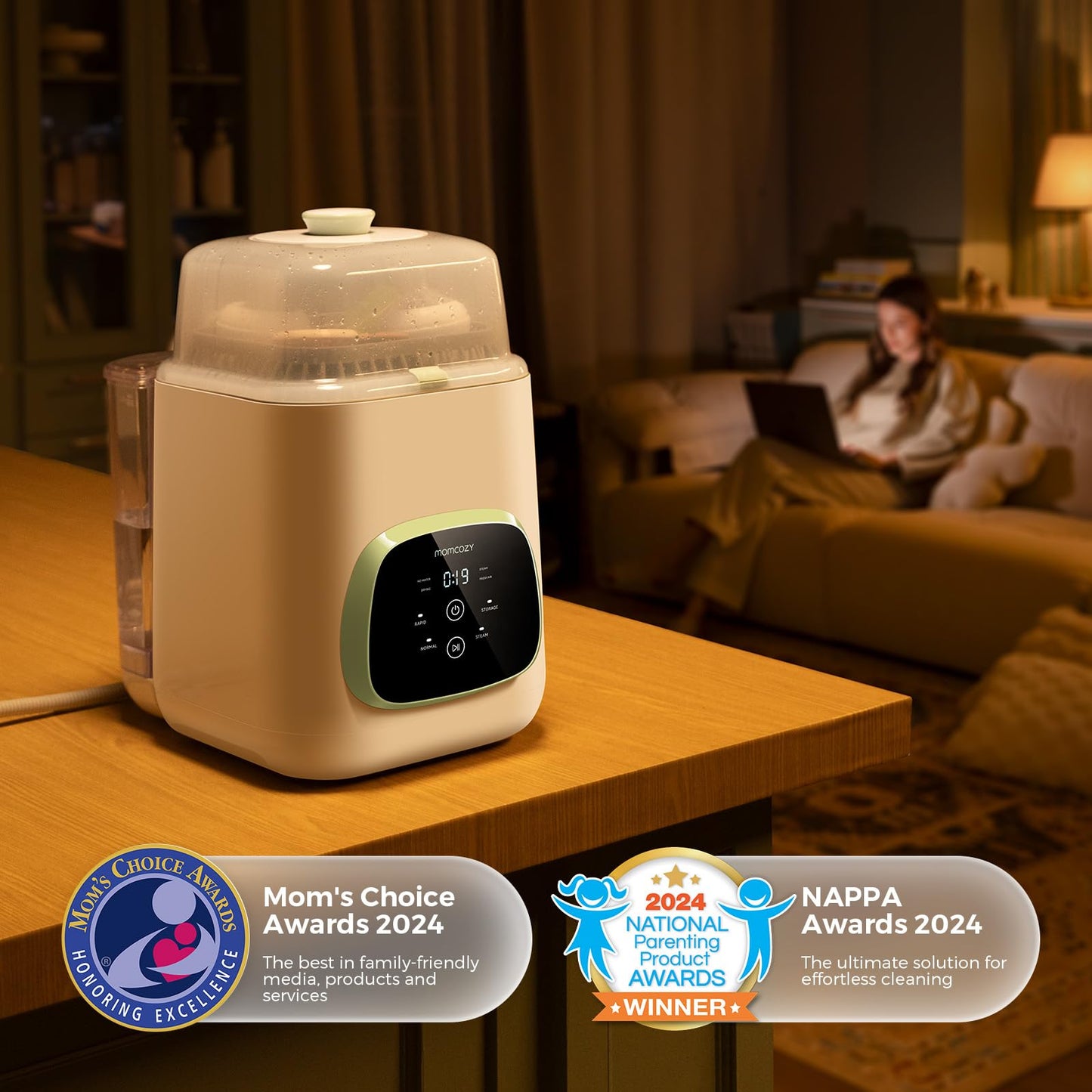 Momcozy KleanPal Pro Bottle Washer & Sterilizer β All-in-One Cleaning System