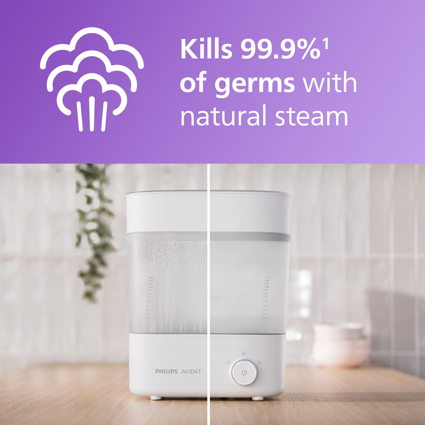 Philips Avent Premium Bottle Sterilizer & Dryer – 6 Bottle Capacity