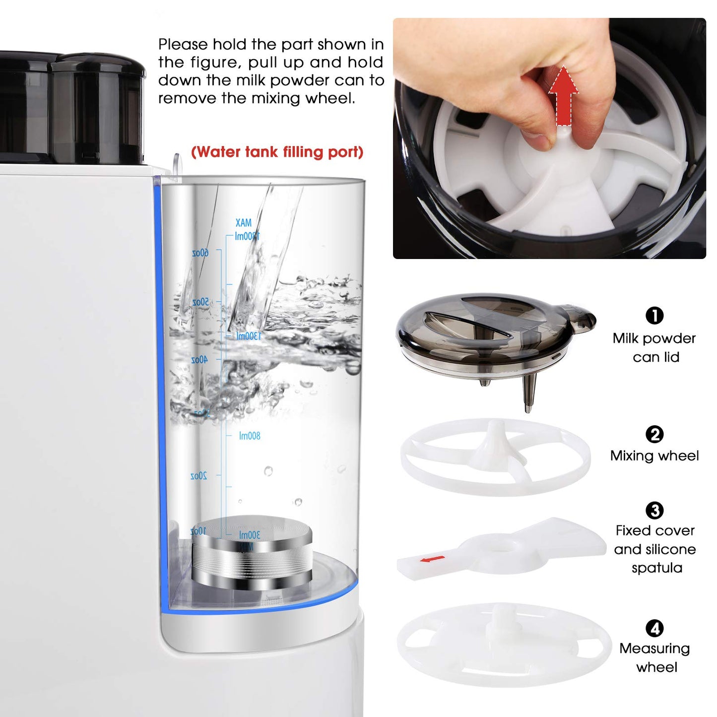BabyEXO Automatic Formula Dispenser & Warmer – Electric Mixing Machine
