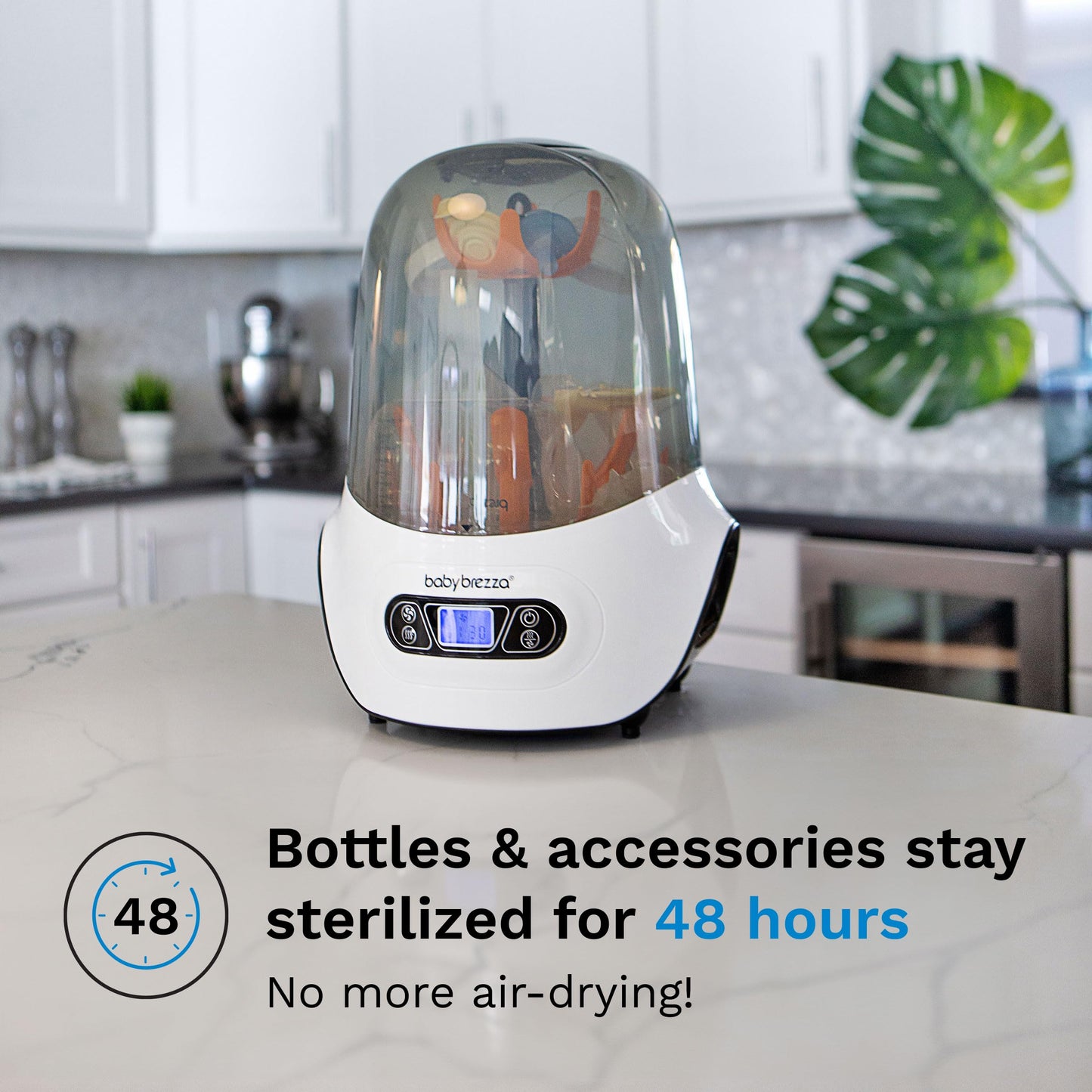 Baby Brezza Electric Bottle Sterilizer & Dryer – Universal Steam Sanitizer