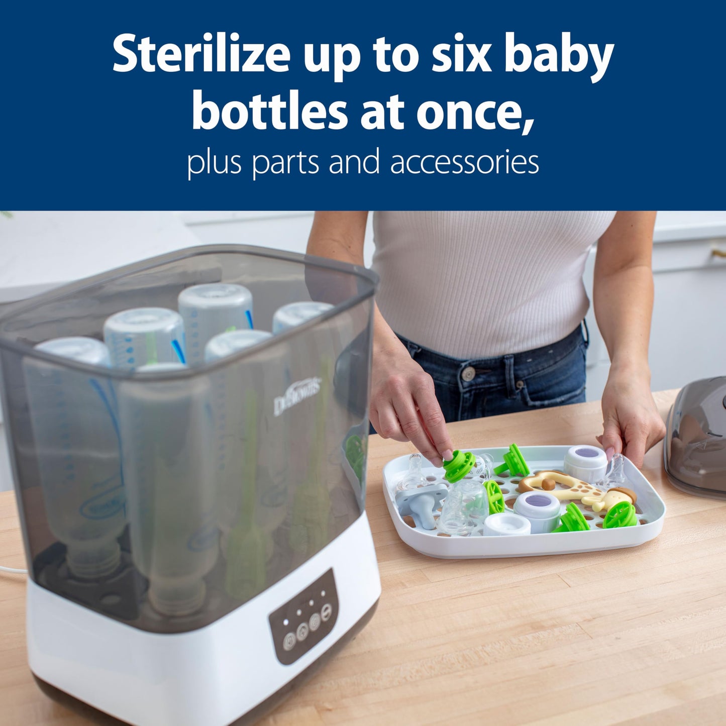 Dr. Brown’s All-in-One Sterilizer & Dryer for Baby Bottles and Essentials
