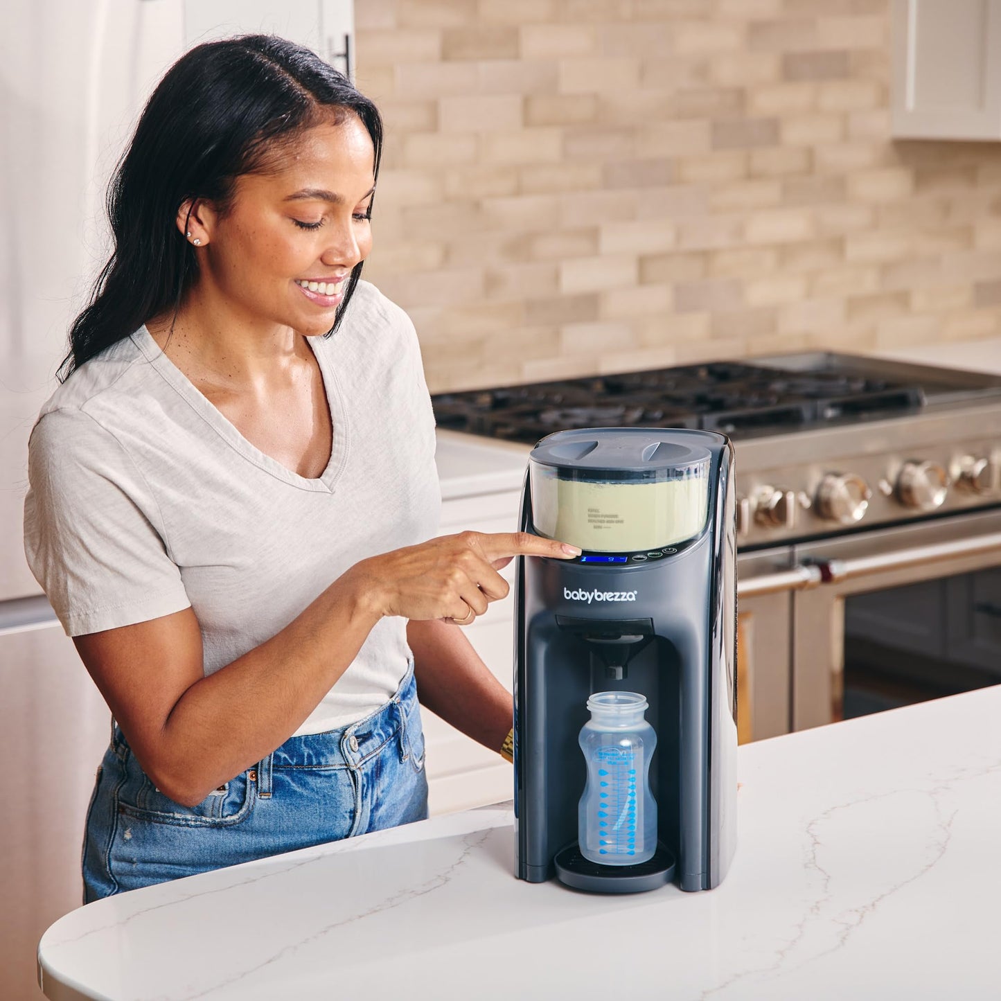 Baby Brezza Formula Pro Advanced – Automatic Formula Dispenser, Charcoal