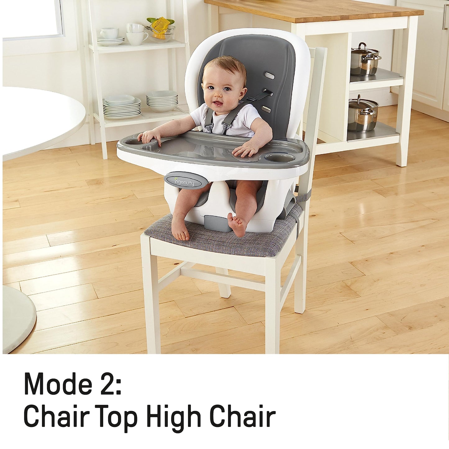Ingenuity SmartClean Trio Elite 3-in-1 Baby High Chair – Slate