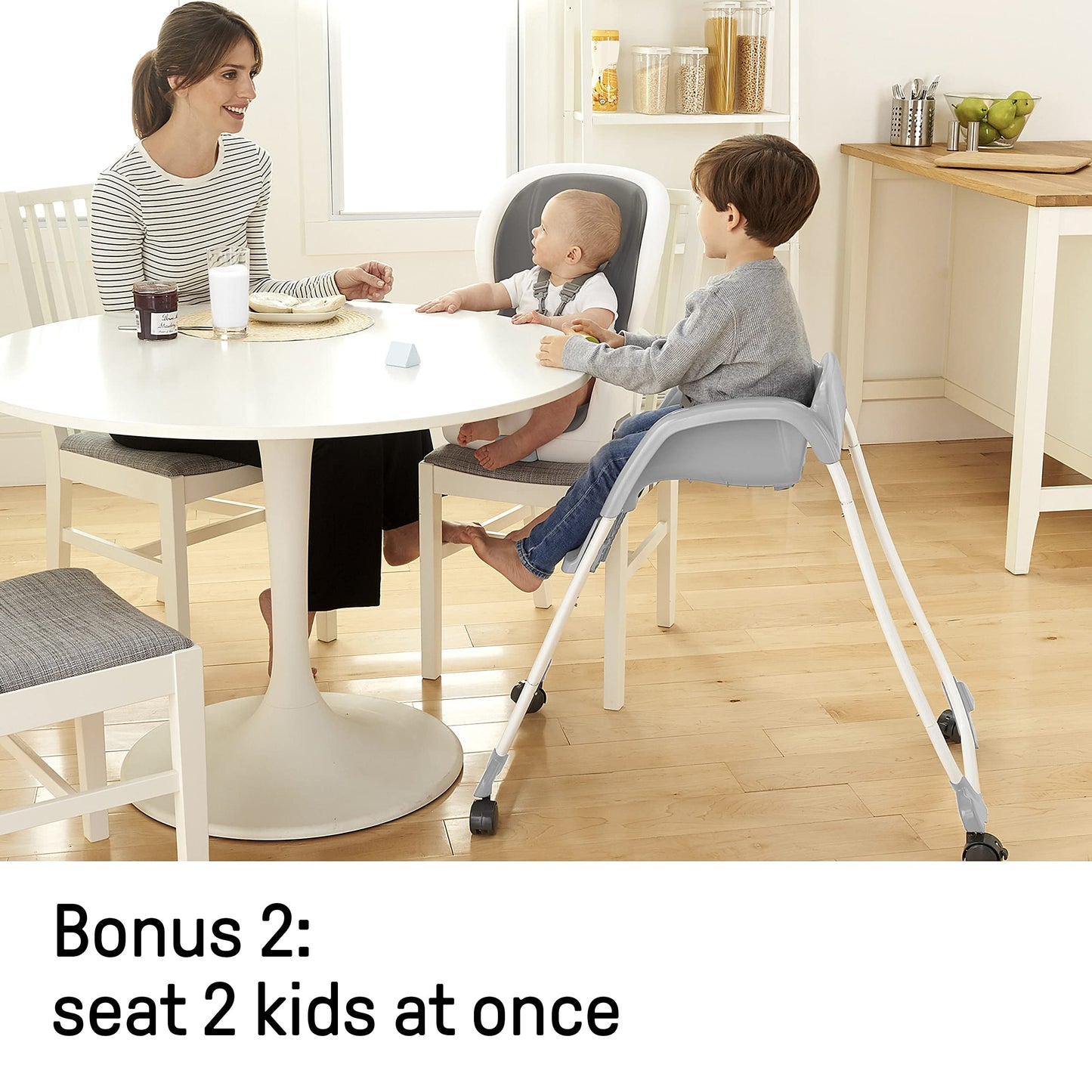 Ingenuity SmartClean Trio Elite 3-in-1 Baby High Chair – Slate
