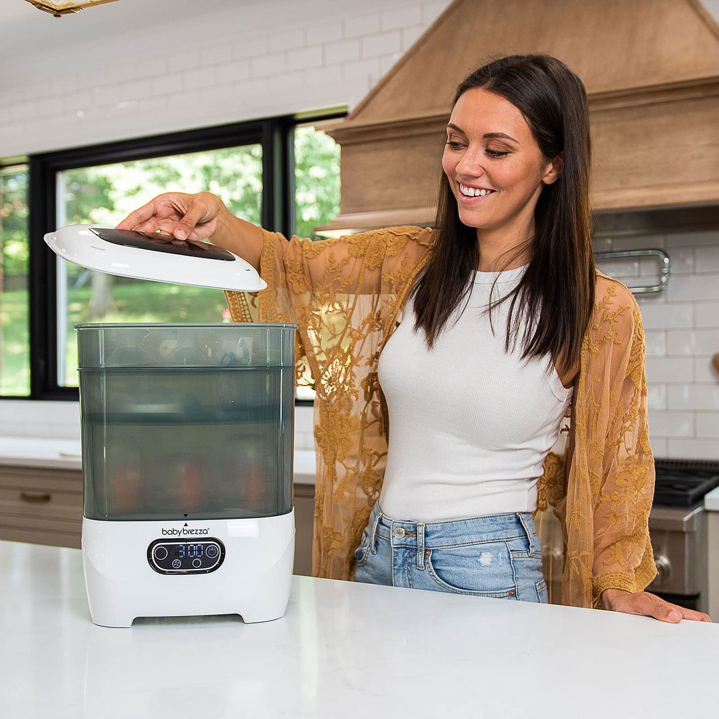 Baby Brezza Advanced Bottle Sterilizer & Dryer – Extra-Large Capacity