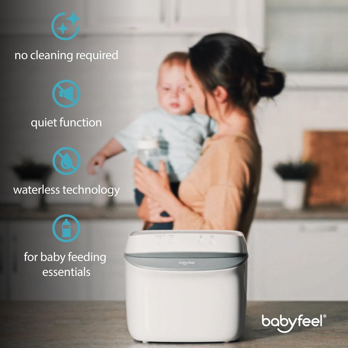 Babyfeel UV Light Sanitizer Box – Large Capacity, Touch Control