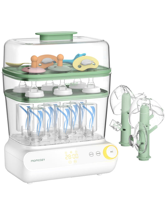 Momcozy Large 3-Layer Bottle Sterilizer & Dryer – Touch Screen Control