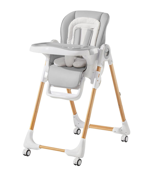 Mallify Convertible Baby High Chair with Adjustable Height & Tray – Portable Design