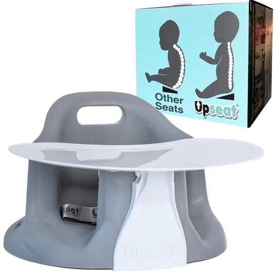 Upseat Ergonomic Baby Seat with Tray – Floor & Booster, 4–24 Months