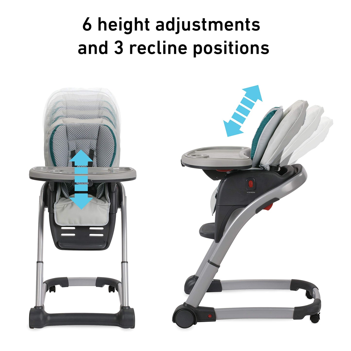 Graco Blossom 6-in-1 Convertible Baby High Chair – Redmond